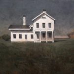Terry Elkins, Bridgehampton Farmhouse. Oil on canvas, 32” x 50”. Private collection.