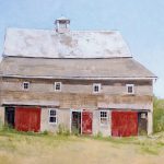 Terry Elkins, Comfort Barn. Oil on canvas, 24” x 30”. Private collection.