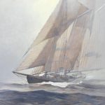 Terry Elkins, Flying Dutchman. Oil on canvas, 24”x30”. Private collection, print available.