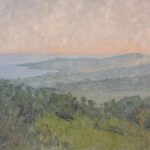 Terry Elkins, Santa Barbara. Oil on wood panel 16”x28”. Original available.