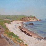 Terry Elkins, Camp Hero. Oil on canvas, 24”x30”. Original available.