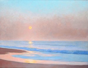 Terry Elkins, Townline Sunrise. Oil on canvas. 30”x40”. Private collection.